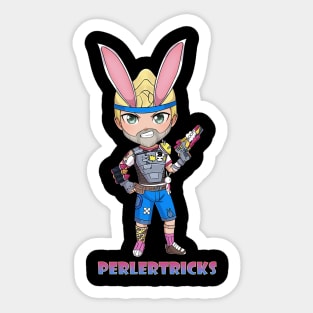 PerlerTricks chibi tina cosplay logo Sticker